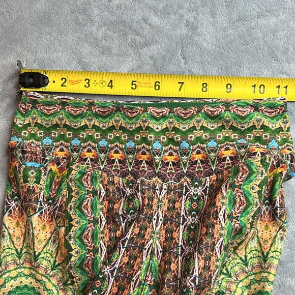 🎯NWOT Wolven Fauna Flare Green Size XSP - Picture 10 of 12